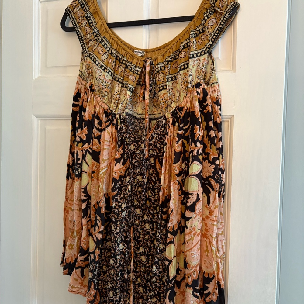 Free People Bohemian Floral Women Dress